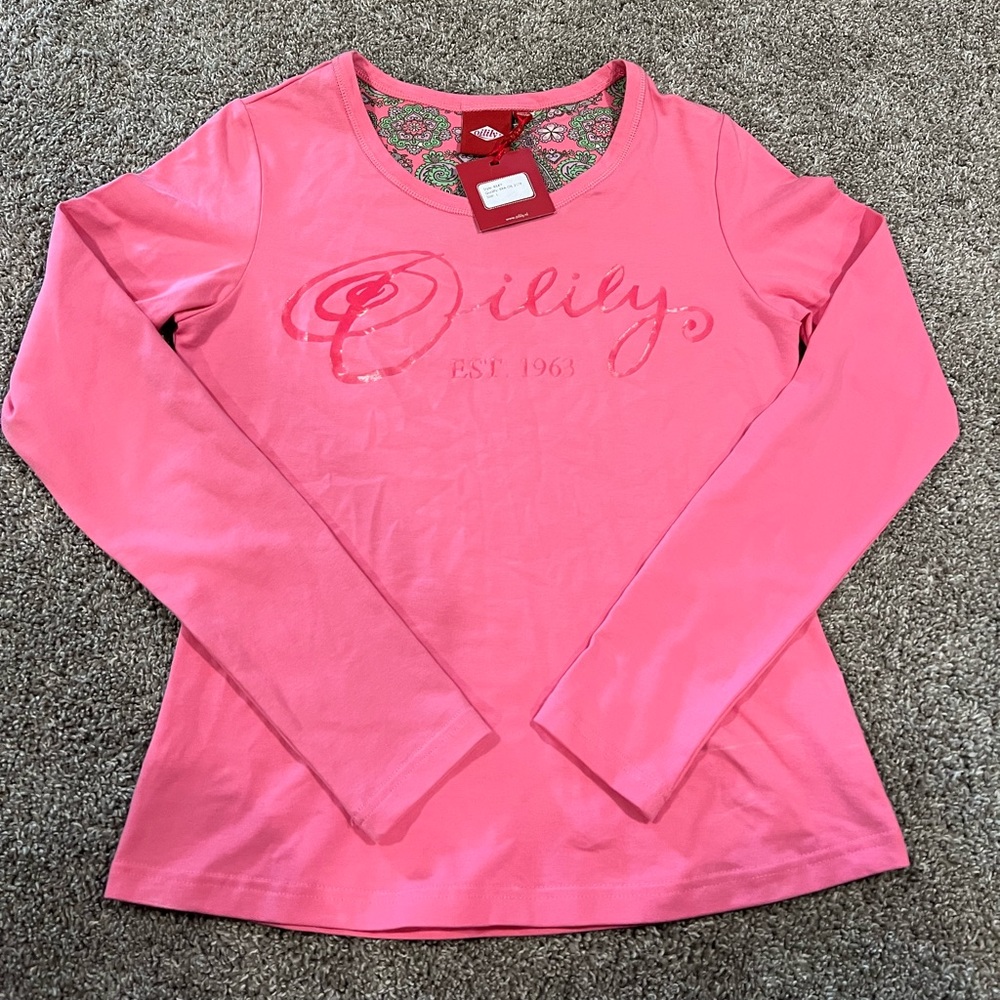 Oilily Kilky pink long sleeve shirt